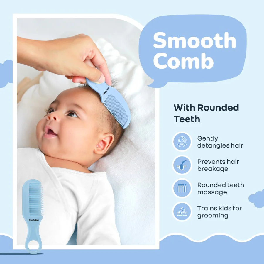 Stylo Totcare Set New Born Grooming Kit - Sky Blue - Image 3