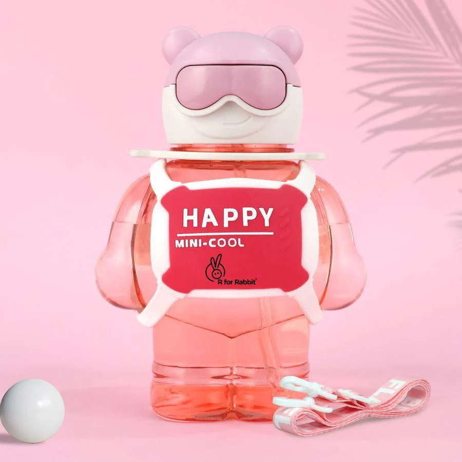 Tritan Astro Baby Straw Sipper Bottle 1000ml - Pink