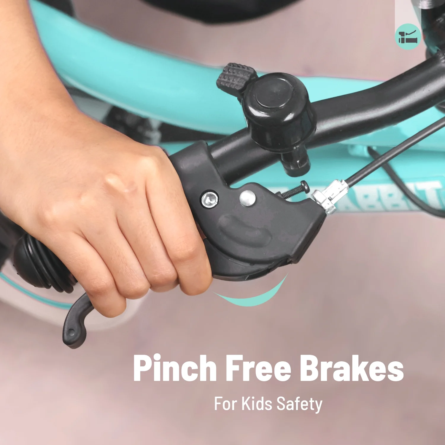 Vroom Bicycle For Kids 20 Inch With 90% Plug And Play For Ease Of Installation, Wide Training Wheels, Adjustable Seat, 7-10yrs, Upto 50kgs - Sea Green - Image 5